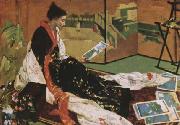 James Abbott McNeil Whistler Caprice in Purple and Gold No 2 The Golden Screen (mk09) china oil painting artist